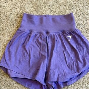Gymshark Purple Athletic Shorts